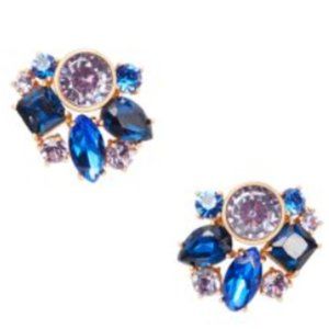 Kate Spade Reflecting Pool Cluster Studs Blue Multi